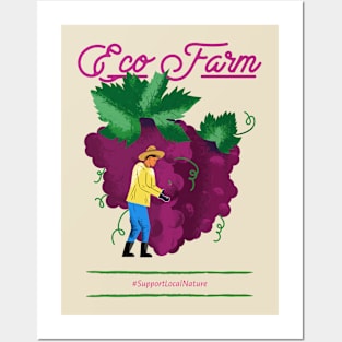 Eco Farmer Small Farm Posters and Art